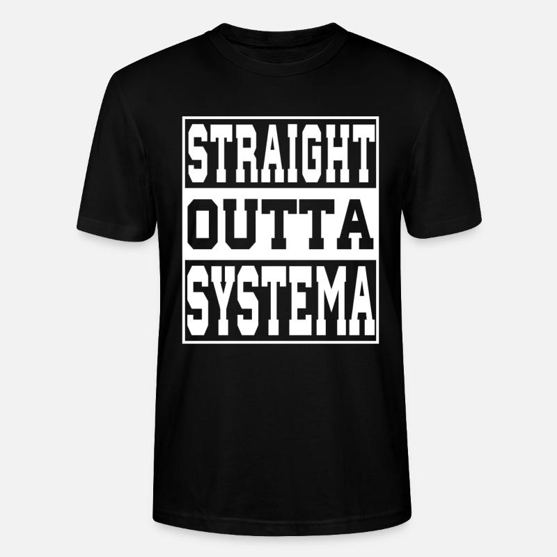 Systema disant drôle - T-shirt bio CRAFTER Stanley Stella Unisexe - noir