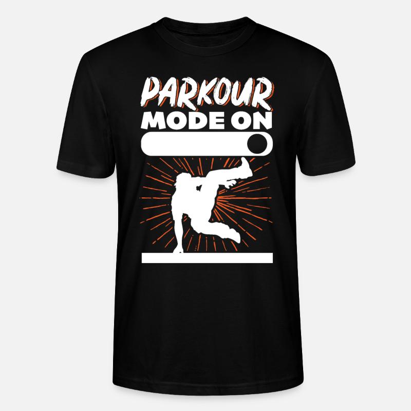 Parkour Freerunning Traceur - Stanley/Stella Unisex Bio-T-Shirt CRAFTER - Schwarz