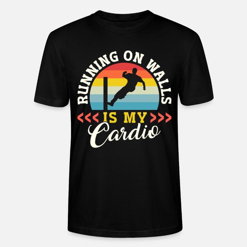 Parkour Freerunning Traceur - Stanley/Stella Unisex Bio-T-Shirt CRAFTER - Schwarz