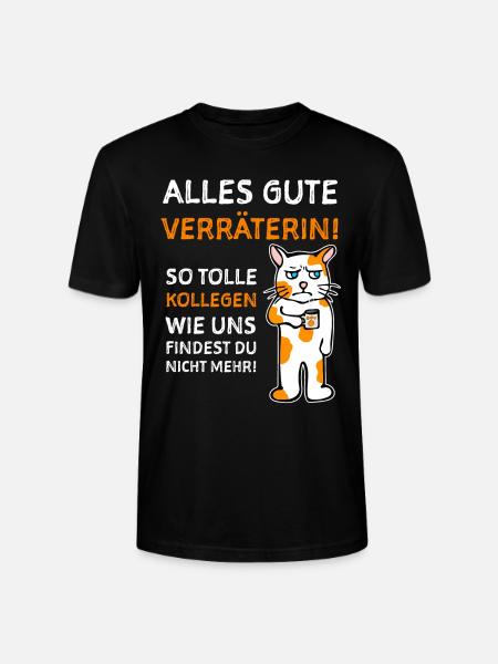 Kollegin Lustiges Abschiedsgeschenk - Stanley/Stella Unisex Bio-T-Shirt CRAFTER - Schwarz