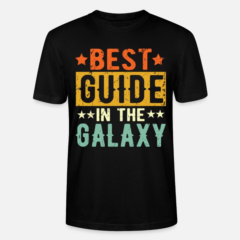 Meilleur guide jamais Guide Cadeau - T-shirt bio CRAFTER Stanley Stella Unisexe - noir