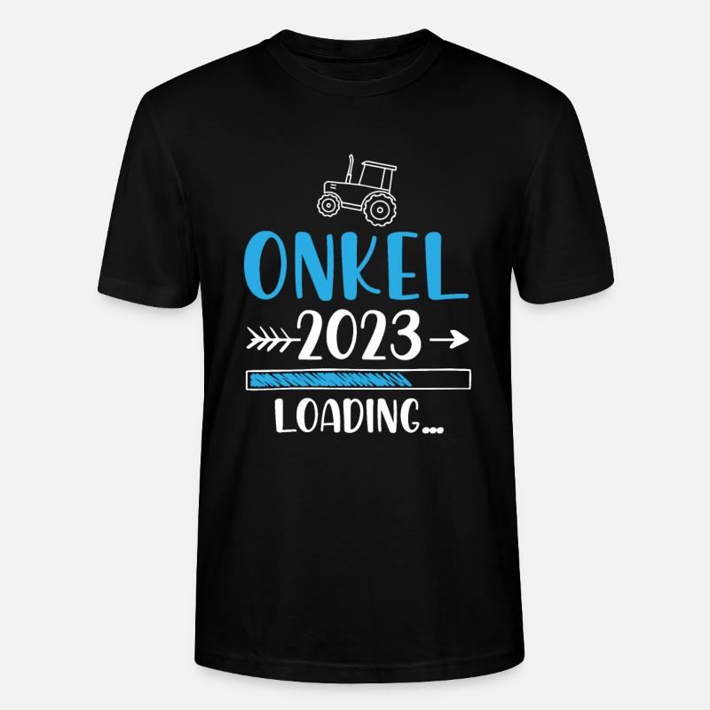 Onkel 2023 Loading - Stanley/Stella Unisex Bio-T-Shirt CRAFTER - Schwarz