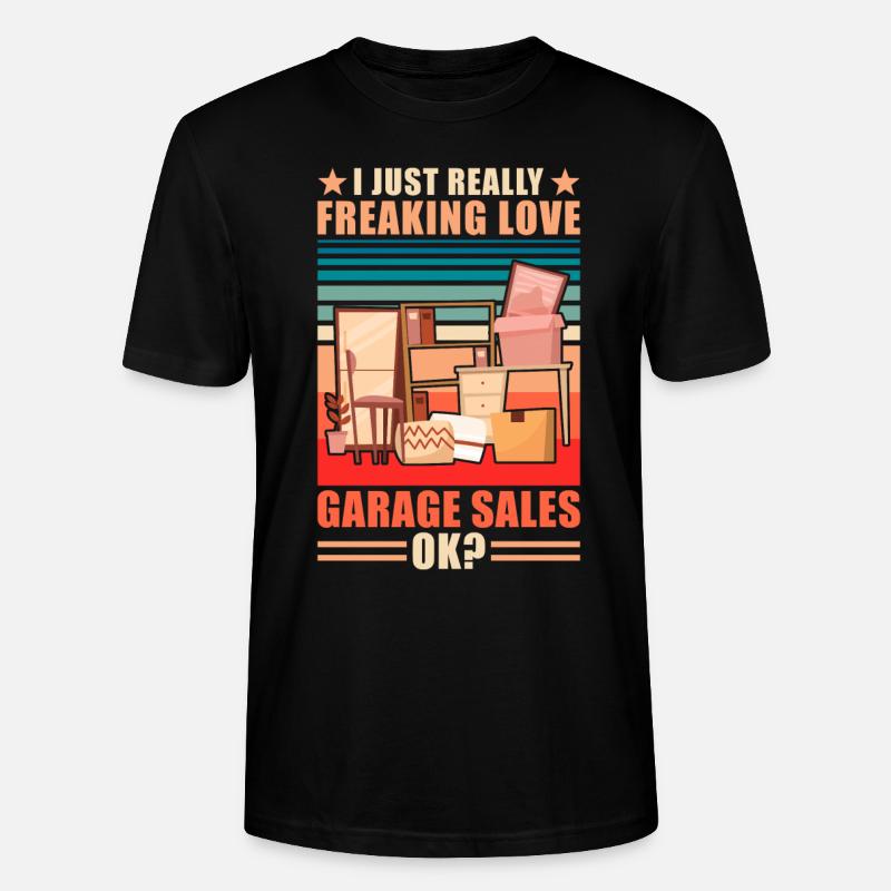 Slogan de vente de garage - T-shirt bio CRAFTER Stanley Stella Unisexe - noir