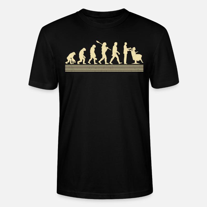 Friseur Evolution - Stanley/Stella Unisex Bio-T-Shirt CRAFTER - Schwarz