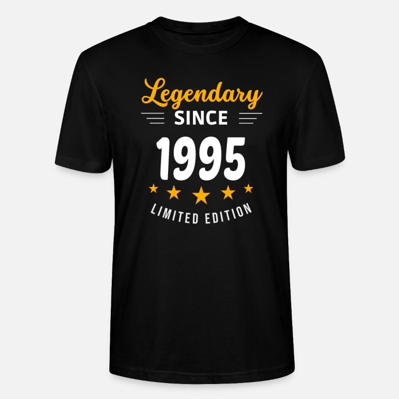 Légendaire depuis 1995 - T-shirt bio CRAFTER Stanley Stella Unisexe - noir