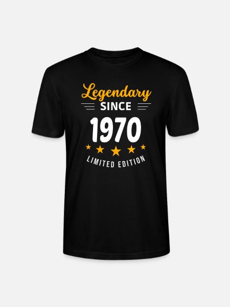 Legendär seit 1970 - Stanley/Stella Unisex Bio-T-Shirt CRAFTER - Schwarz