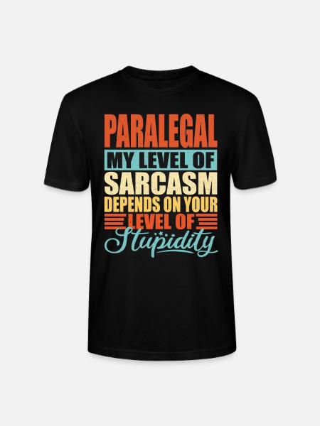 Paralegal - Stanley/Stella CRAFTER Unisex Organic T-Shirt - black