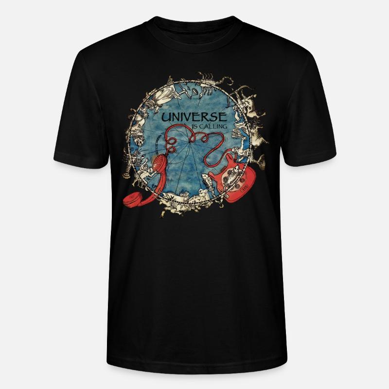 Universe is calling - Stanley/Stella Unisex Bio-T-Shirt CRAFTER - Schwarz