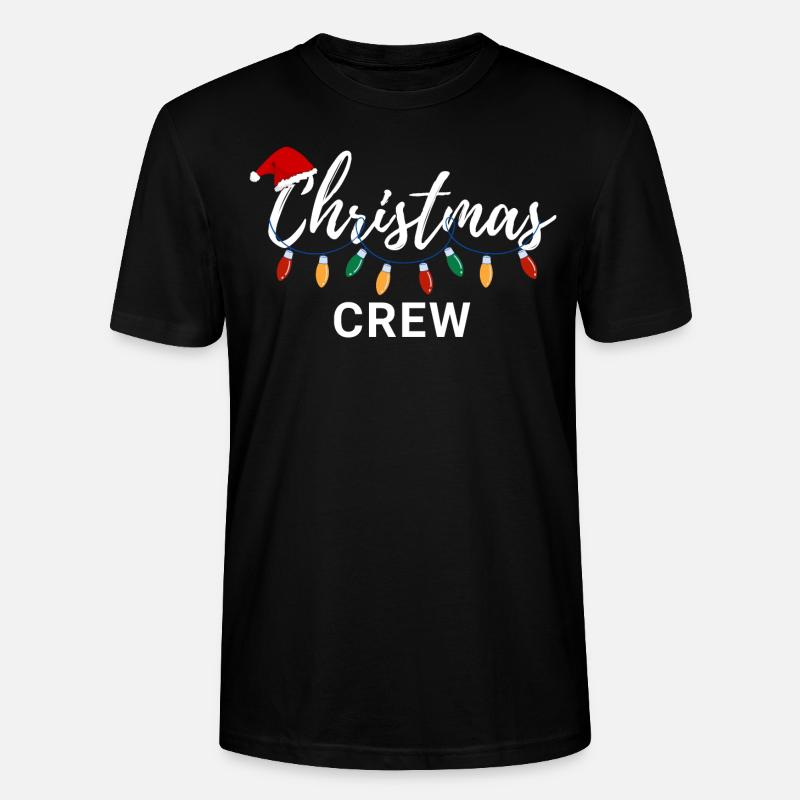 Équipe de Noël - T-shirt bio CRAFTER Stanley Stella Unisexe - noir