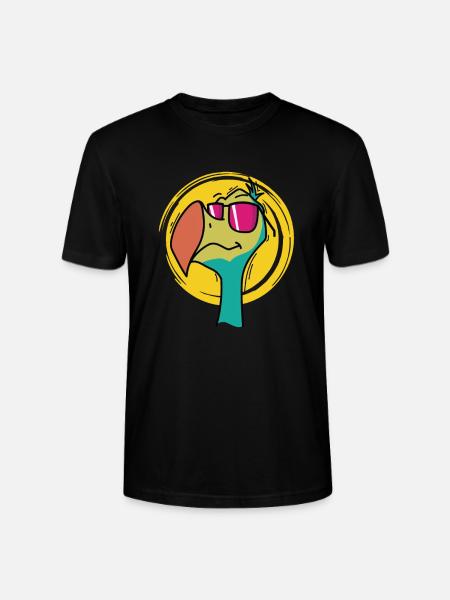 cool dodo bird from Mauritius - Stanley/Stella CRAFTER Unisex Organic T-Shirt - black