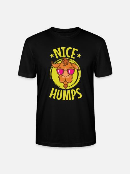 nice humps cool camel dromedary - Stanley/Stella CRAFTER Unisex Organic T-Shirt - black
