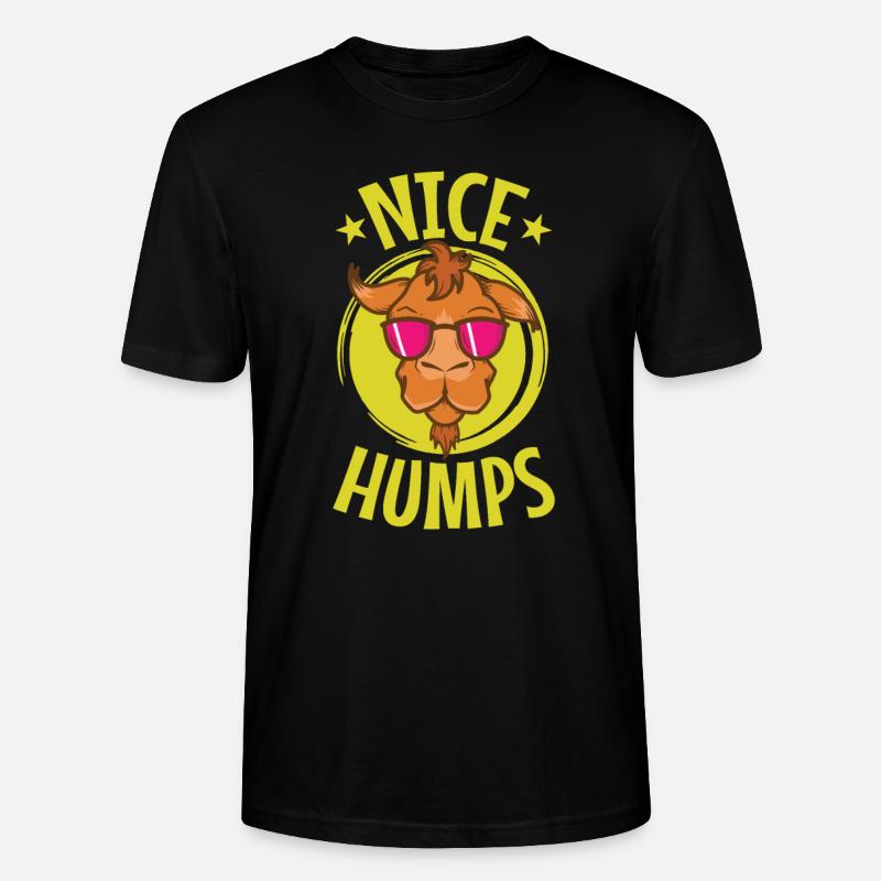 nice Humps cooles Kamel Dromedar - Stanley/Stella Unisex Bio-T-Shirt CRAFTER - Schwarz