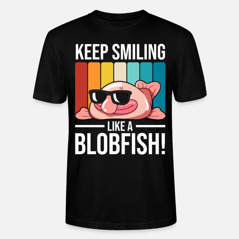 Blobfisch - Stanley/Stella Unisex Bio-T-Shirt CRAFTER - Schwarz
