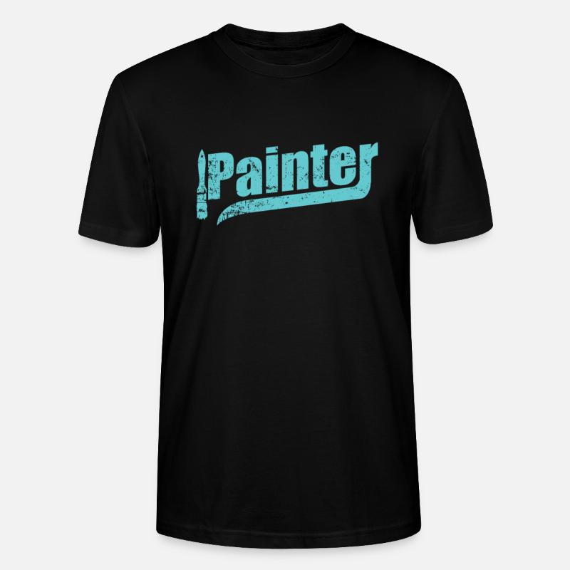 Painter Lackierer Beruf - Stanley/Stella Unisex Bio-T-Shirt CRAFTER - Schwarz