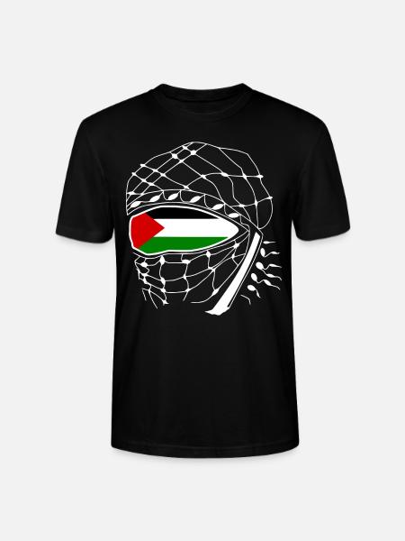 Free palestine Kufiya - Stanley/Stella Unisex Bio-T-Shirt CRAFTER - Schwarz