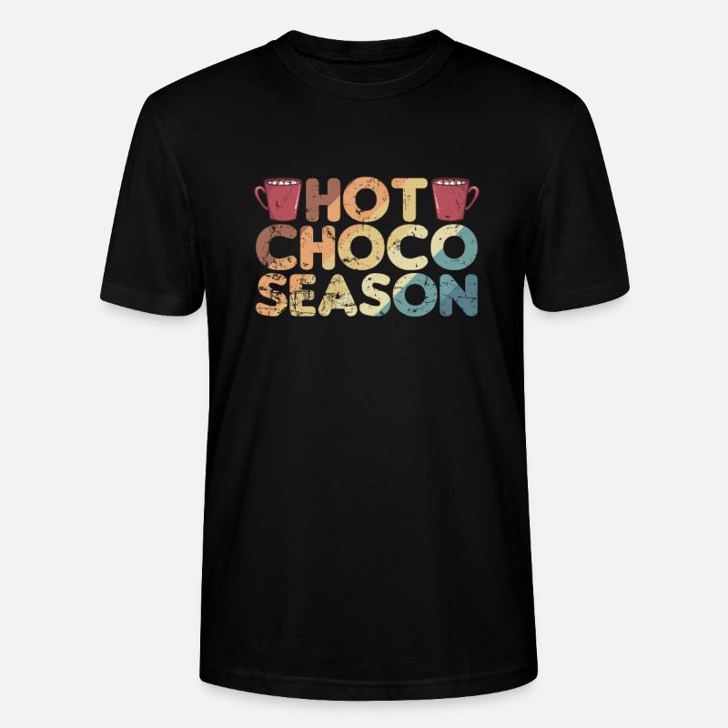 Hot Choco Season Candy Cacao - T-shirt bio CRAFTER Stanley Stella Unisexe - noir