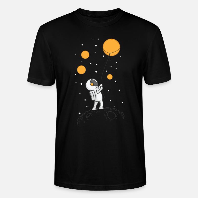 Astronaute dans l’espace lointain - T-shirt bio CRAFTER Stanley Stella Unisexe - noir