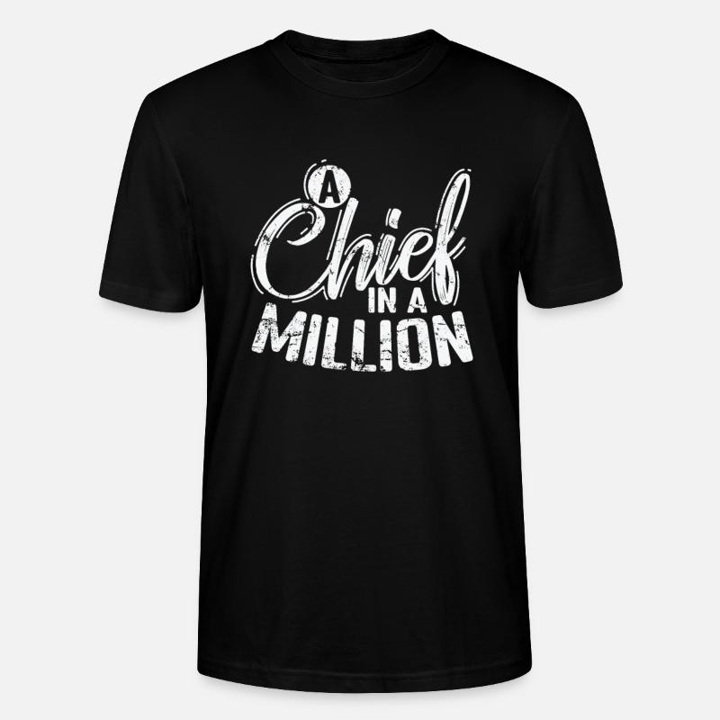 Un chef dans un million - T-shirt bio CRAFTER Stanley Stella Unisexe - noir