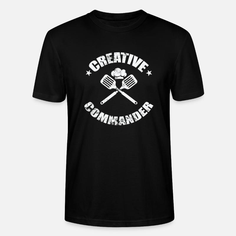 Commandant créatif - T-shirt bio CRAFTER Stanley Stella Unisexe - noir