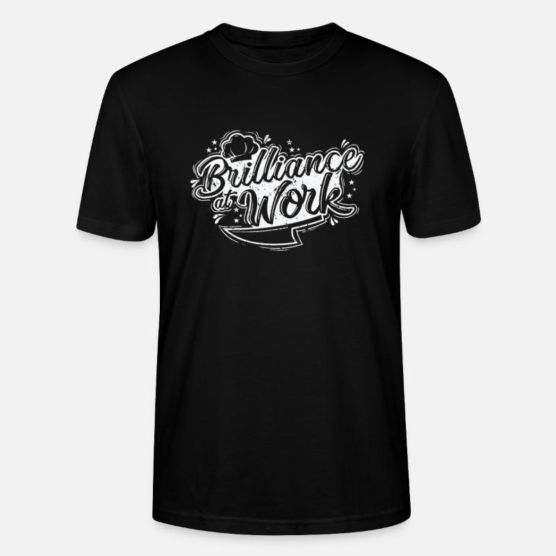 Brilliance at Work - Stanley/Stella Unisex Bio-T-Shirt CRAFTER - Schwarz