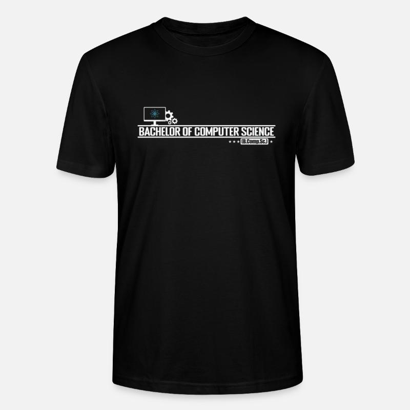 Licence en informatique - T-shirt bio CRAFTER Stanley Stella Unisexe - noir