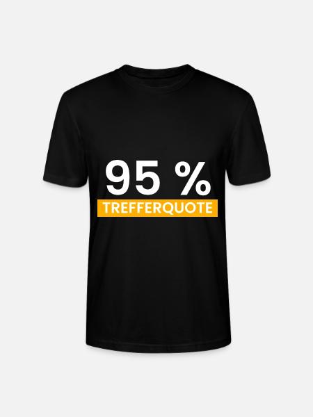 95% Trefferquote - Stanley/Stella Unisex Bio-T-Shirt CRAFTER - Schwarz