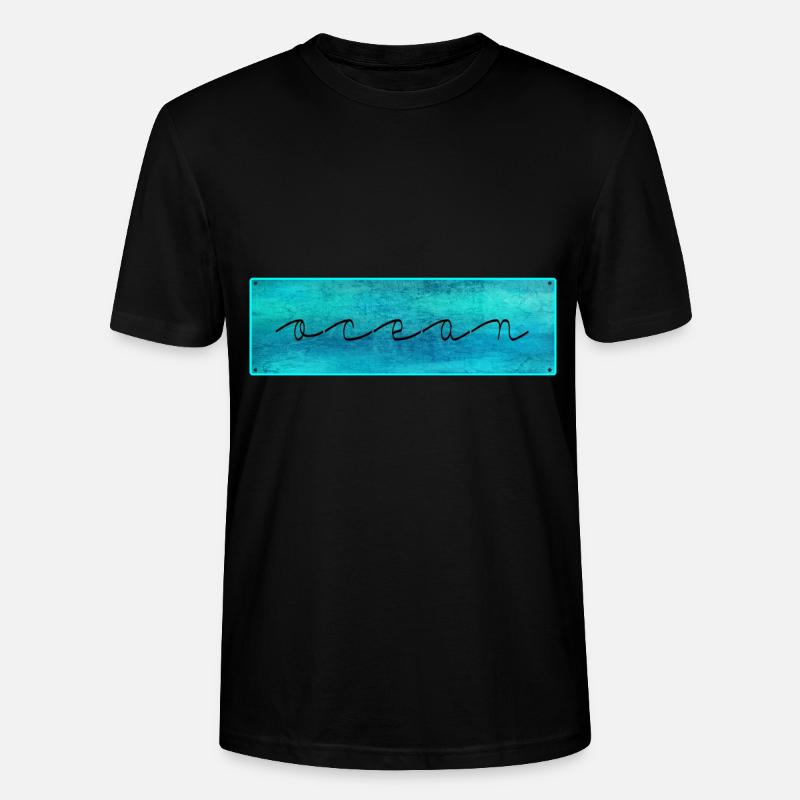 Océan - T-shirt bio CRAFTER Stanley Stella Unisexe - noir