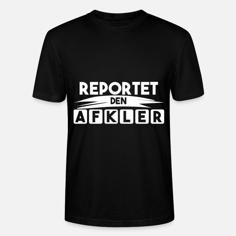 rapportent l’AFKler! - T-shirt bio CRAFTER Stanley Stella Unisexe - noir