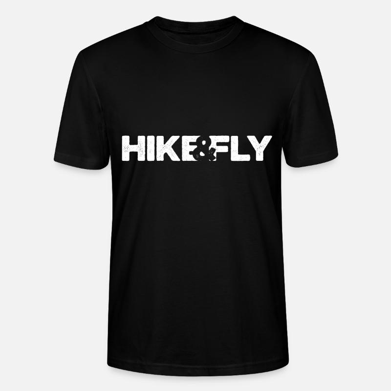 HIKE&FLY weiß - Stanley/Stella Unisex Bio-T-Shirt CRAFTER - Schwarz
