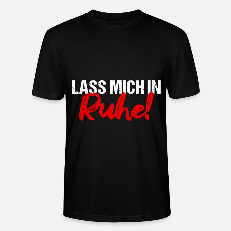 Lass mich in Ruhe! - Stanley/Stella Unisex Bio-T-Shirt CRAFTER - Schwarz