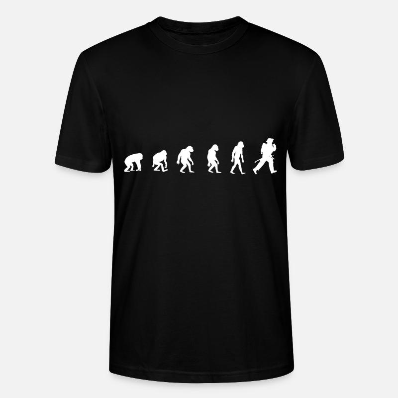 Pompier Pompier Pompier - T-shirt bio CRAFTER Stanley Stella Unisexe - noir