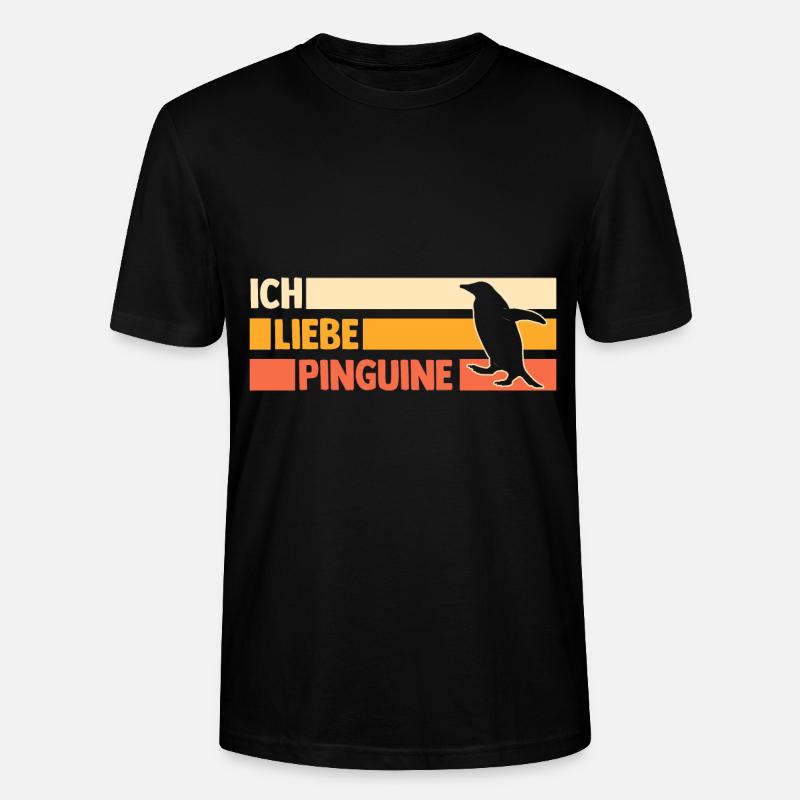Pinguin - Stanley/Stella Unisex Bio-T-Shirt CRAFTER - Schwarz