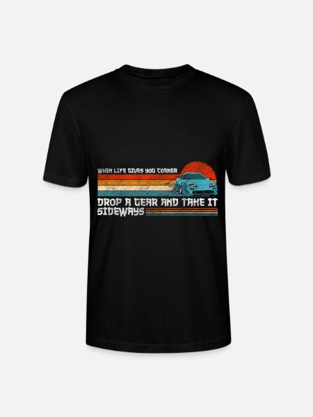 Drifting Tuning Straßenrennen Straße - Stanley/Stella Unisex Bio-T-Shirt CRAFTER - Schwarz