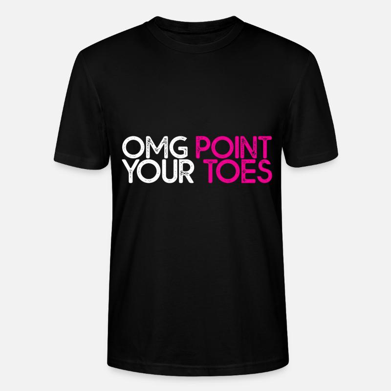 Omg Point Your Toes 7 - Stanley/Stella Unisex Bio-T-Shirt CRAFTER - Schwarz