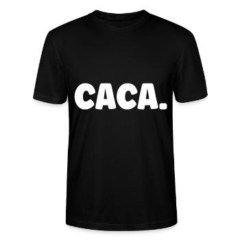 CACA - T-shirt bio CRAFTER Stanley Stella Unisexe - noir - Devant - Alina (178cm) & Michal (187cm)
