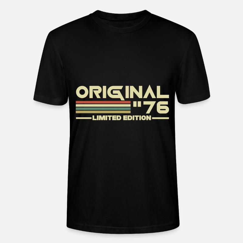 1976 - Stanley/Stella Unisex Bio-T-Shirt CRAFTER - Schwarz