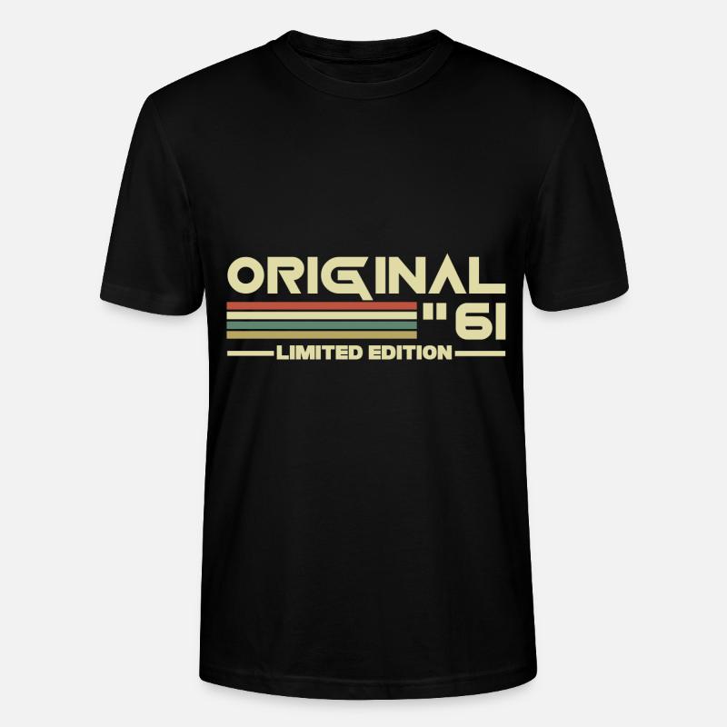 1961 - Stanley/Stella Unisex Bio-T-Shirt CRAFTER - Schwarz