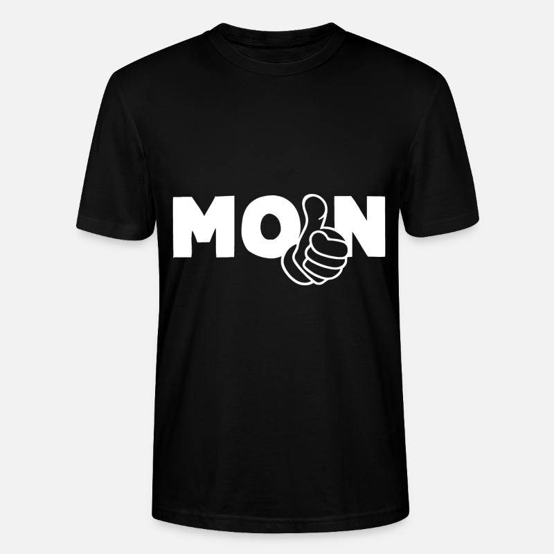 MOIN Daumen Hoch - Stanley/Stella Unisex Bio-T-Shirt CRAFTER - Schwarz