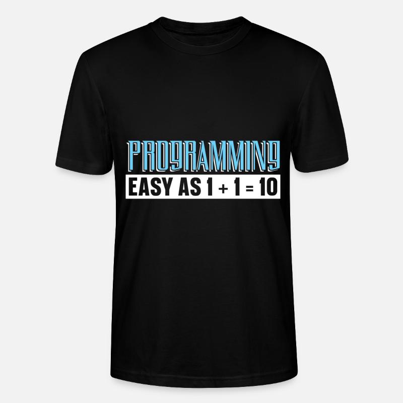 Programmierer Coder Software Entwickler - Stanley/Stella Unisex Bio-T-Shirt CRAFTER - Schwarz