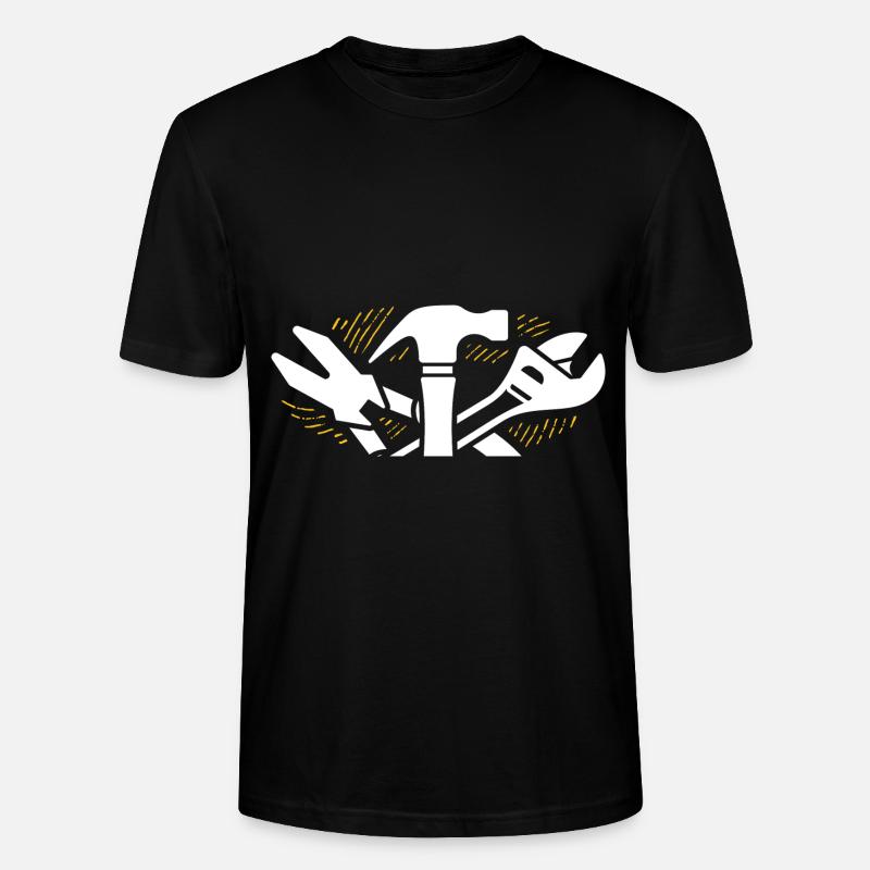 Handwerker - Stanley/Stella Unisex Bio-T-Shirt CRAFTER - Schwarz
