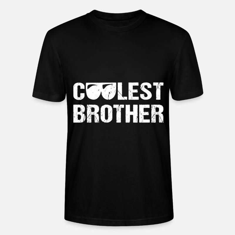 Cooles Brother Cool Bruder - Stanley/Stella Unisex Bio-T-Shirt CRAFTER - Schwarz