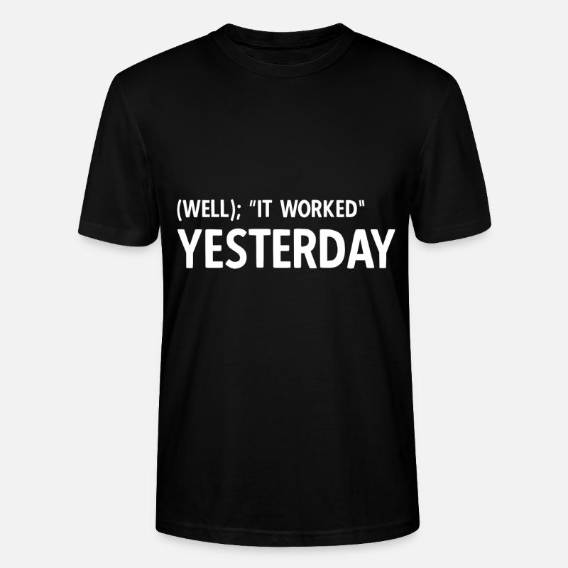Software Ingenieur Informatiker Programmierer - Stanley/Stella Unisex Bio-T-Shirt CRAFTER - Schwarz