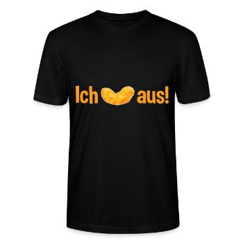 Ich flipp aus! - Stanley/Stella Unisex Bio-T-Shirt CRAFTER - Schwarz - Vorne - Alina (178cm) & Michal (187cm)
