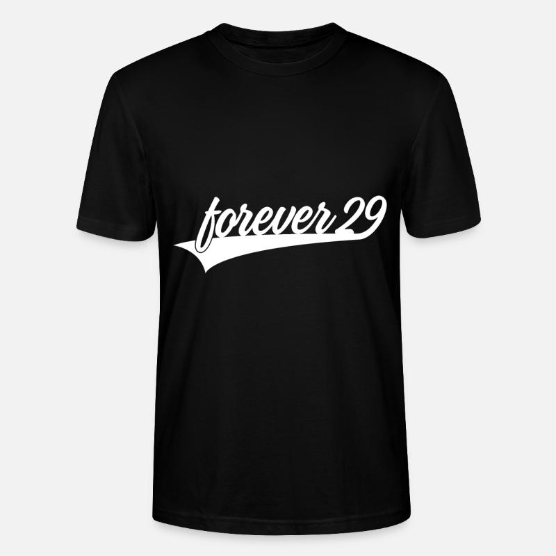 FOREVER 29 ANNIVERSAIRE - T-shirt bio CRAFTER Stanley Stella Unisexe - noir
