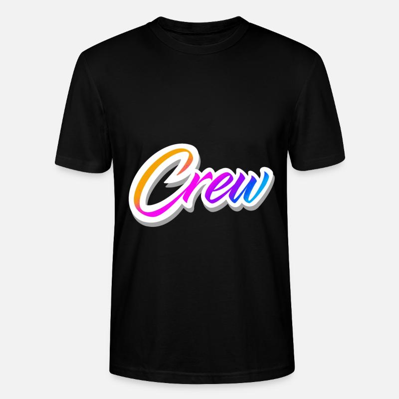 Crew Bunt - Stanley/Stella Unisex Bio-T-Shirt CRAFTER - Schwarz