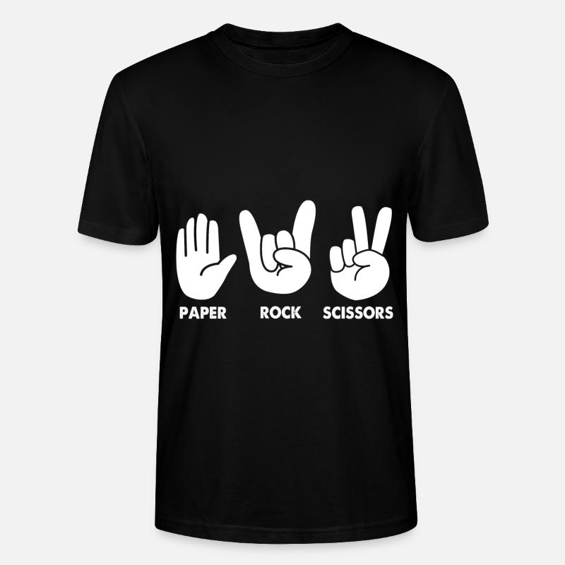 papier de pierre de ciseaux - T-shirt bio CRAFTER Stanley Stella Unisexe - noir