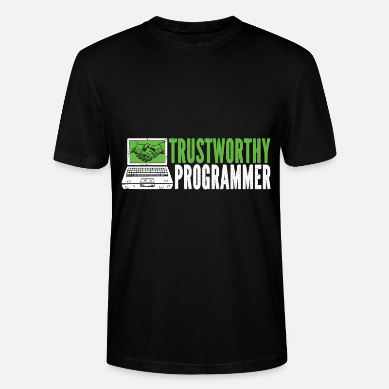 Programmer Coder Software Developer - Stanley/Stella CRAFTER Unisex Organic T-Shirt - black