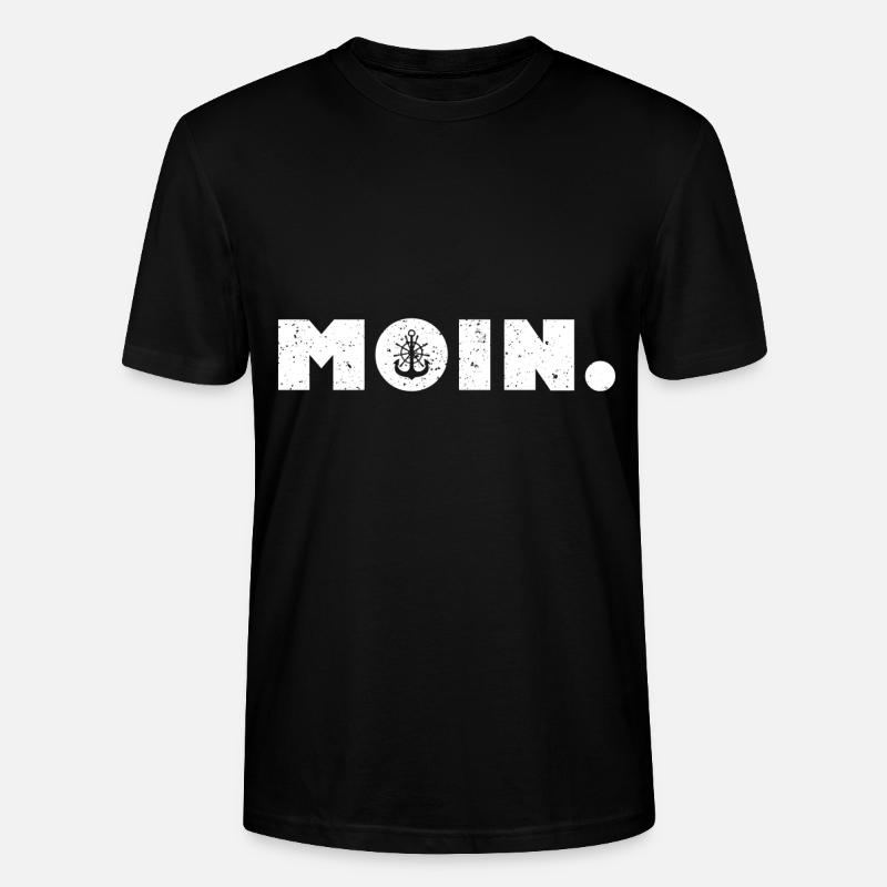 Moin. (Grunge-Edition) - Stanley/Stella Unisex Bio-T-Shirt CRAFTER - Schwarz