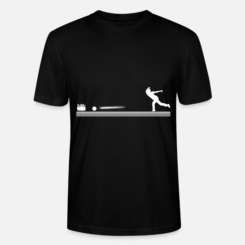 Bowling Bowler Bowlingkugel - Stanley/Stella Unisex Bio-T-Shirt CRAFTER - Schwarz