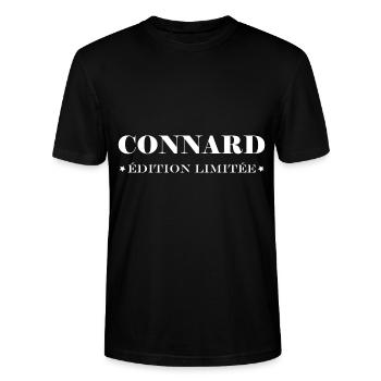Edition limitée connard - T-shirt bio CRAFTER Stanley Stella Unisexe - noir - Devant - Alina (178cm) & Michal (187cm)